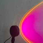 Sunset Projector Lamp Rainbow Atmosphere Night Light Sunset Light For Bedroom photo review